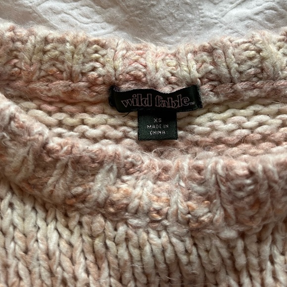 cropped muted rainbow sweater - Picture 2 of 10